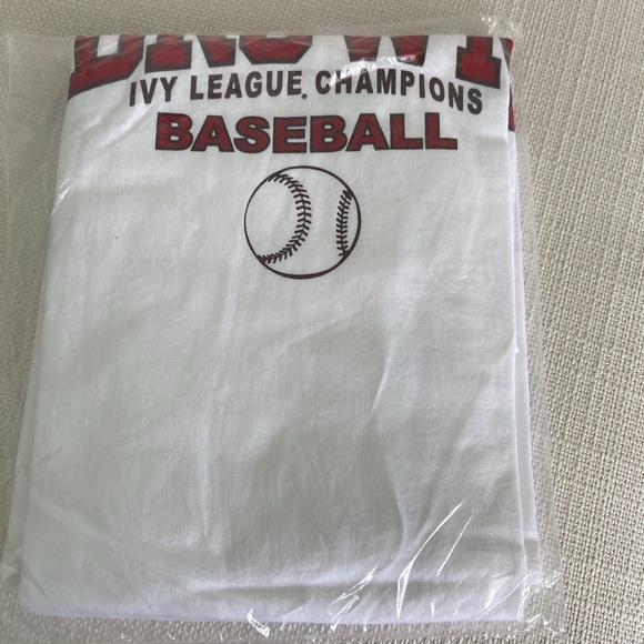 NWT 2XL SS Brown University 2007 Ivy League Baseball Champions T Shirt - Picture 2 of 3